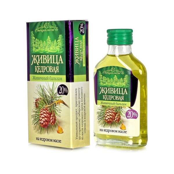 ŽIVICA - 20 % smola sibirske cedre v olju 100ml