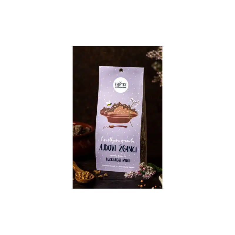 Hrustljava granola - ajdovi žganci 250 g Fruštek