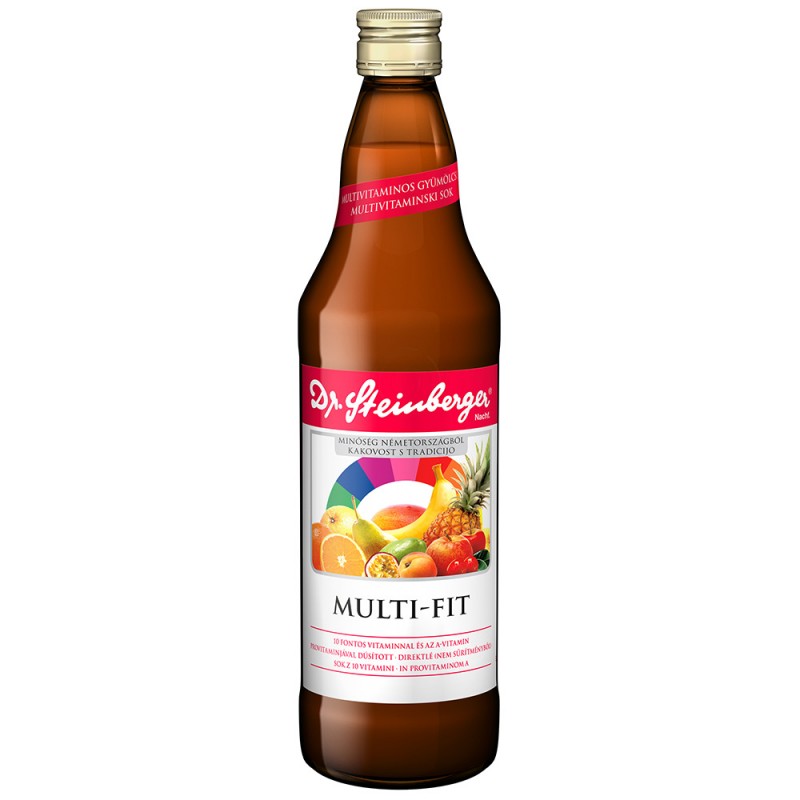 Multi fit - sok z 10 vitamini in provitaminom A 750ml Steinberger